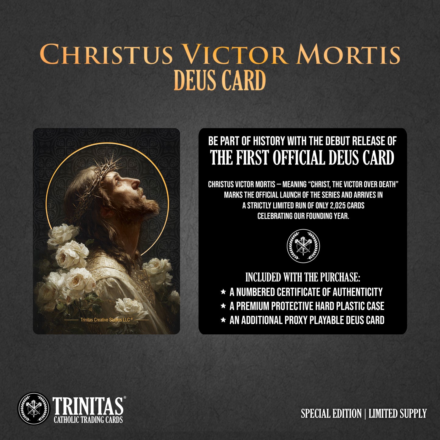 Trinitas First Official Deus Card